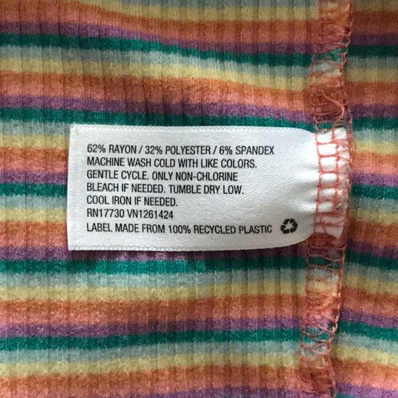 FREE With Purchase Colorful Striped Top - Picture 9 of 9